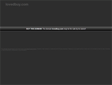 Tablet Screenshot of lovedbuy.com